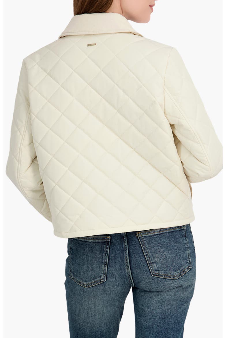 Haly Corduroy Collar Quilted Jacket, Alternate, color, EGGSHELL