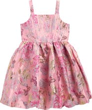 Iris & Ivy Kids' Metallic Floral Party Dress