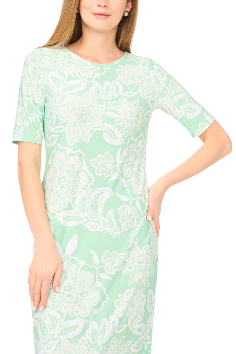 Print Maxi Dress, Alternate, color, LUCENT WHITE