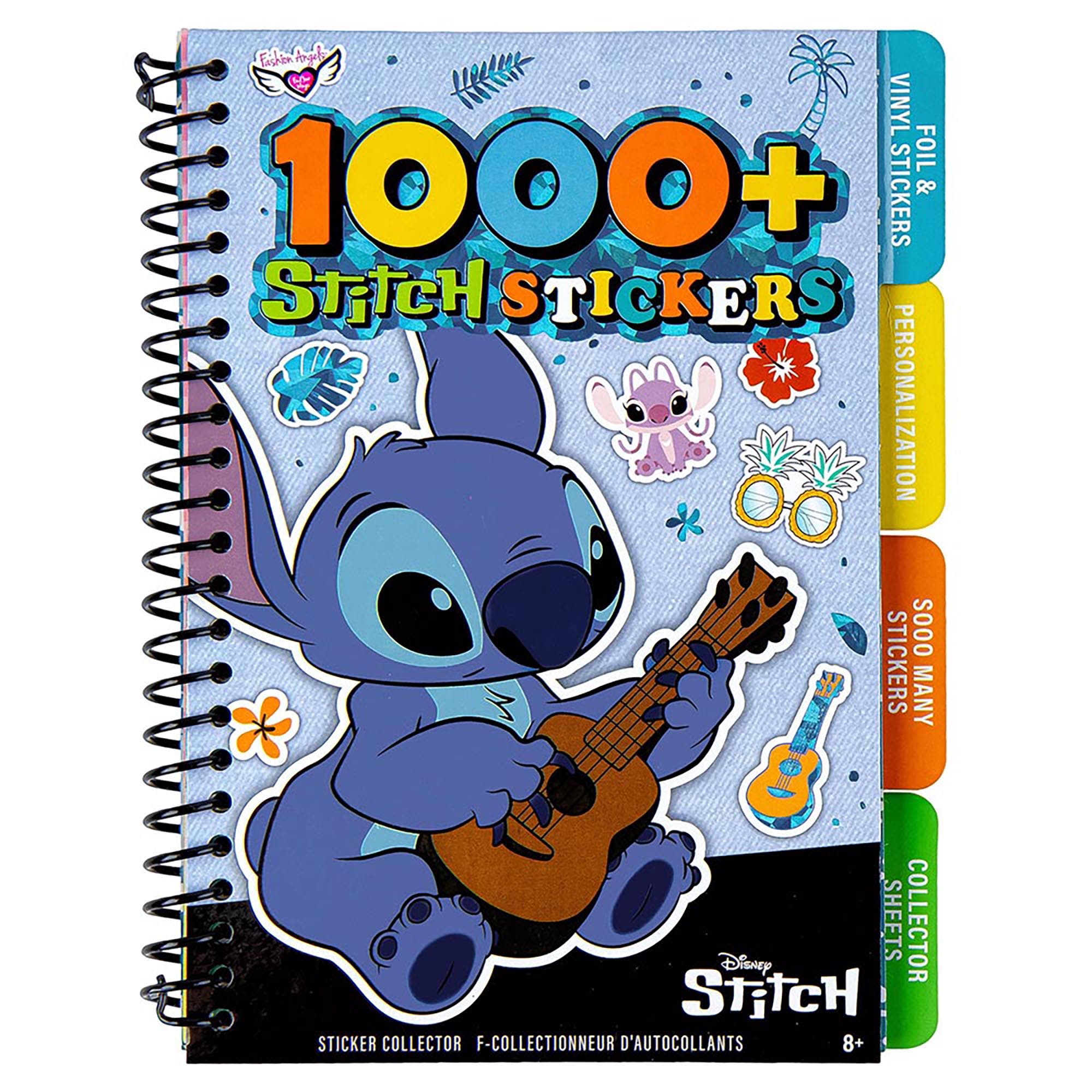 Fashion Angels Disney Stitch Sticker Collector Book 1000+ Themed Stickers in Multicolored 