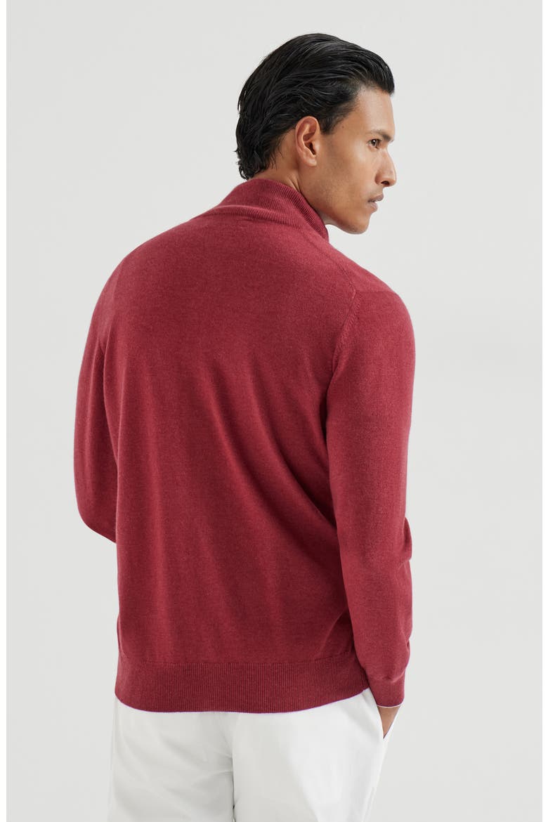 Cashmere cardigan, Alternate, color, Cherry