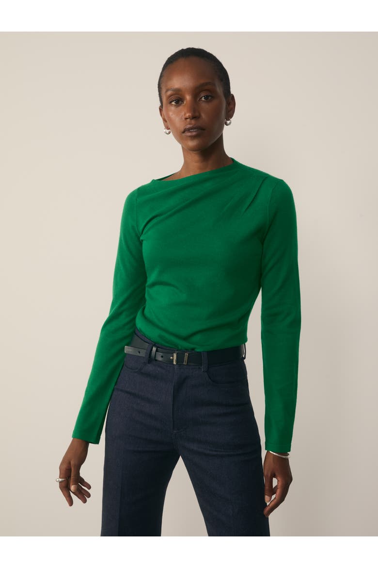Rona Merino Top, Main, color, Green