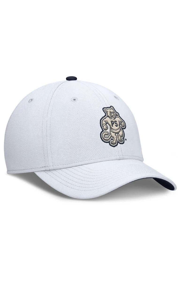 Nike Men's Nike White Penn State Nittany Lions Legacy Rise Performance Flex Hat, Alternate, color, White