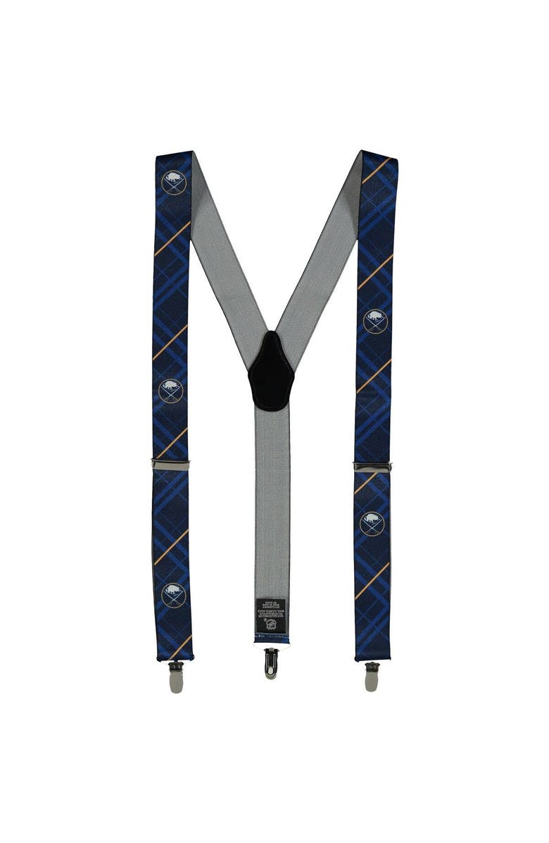 EAGLES WINGS Men's Blue Buffalo Sabres Suspenders, Main, color, Blue