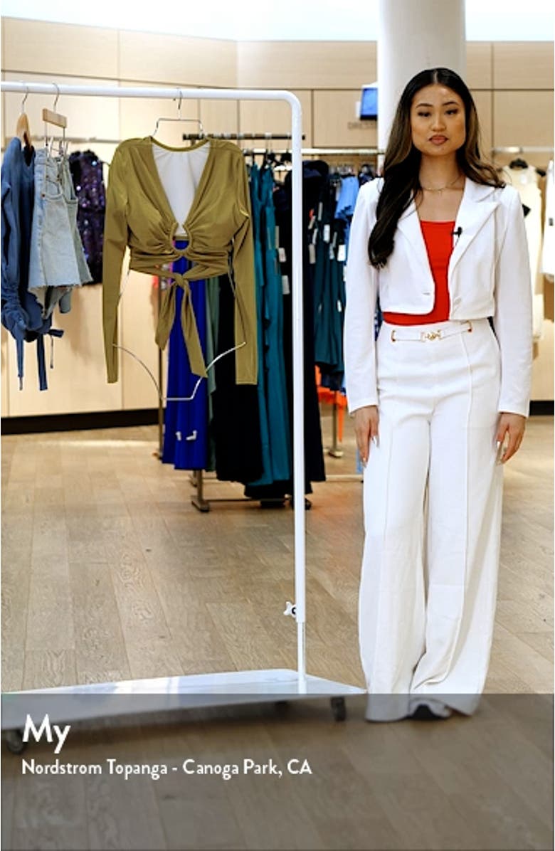 Lucia Wrap Long Sleeve Bikini Top, sales video thumbnail