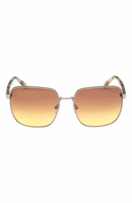 58mm Gradient Square Sunglasses