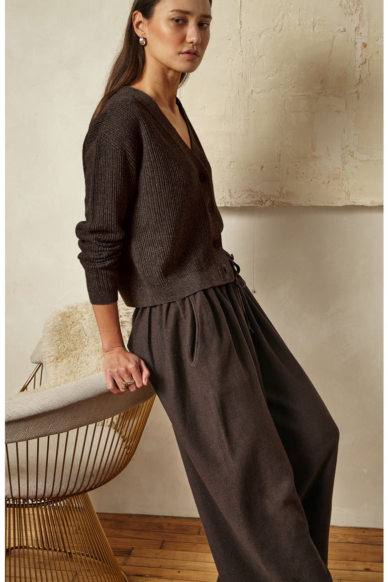 Mirabel Cardigan, Alternate, color, Espresso