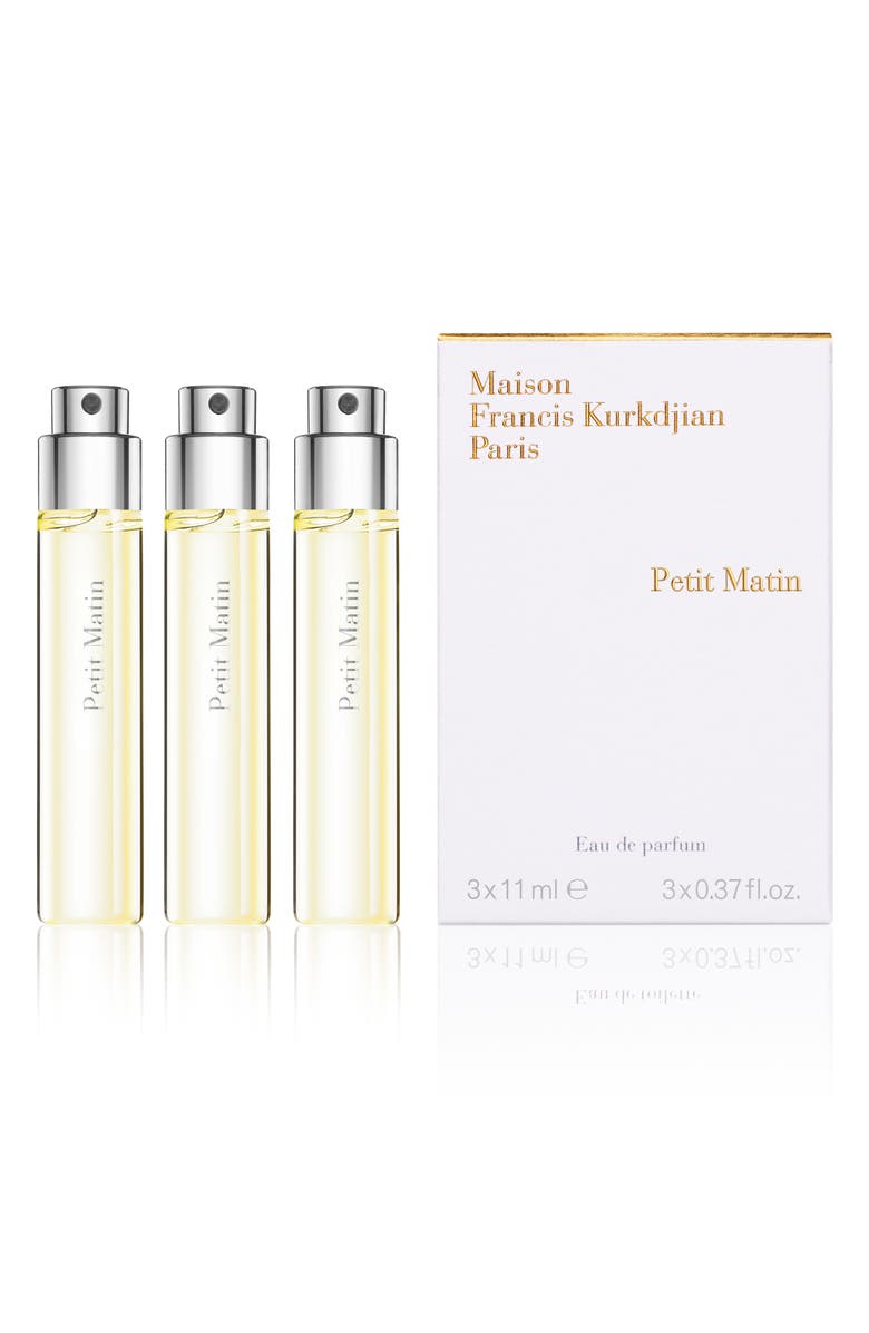 Maison Francis Kurkdjian Petit Matin Eau de Parfum Travel Spray Trio, Main, color, 