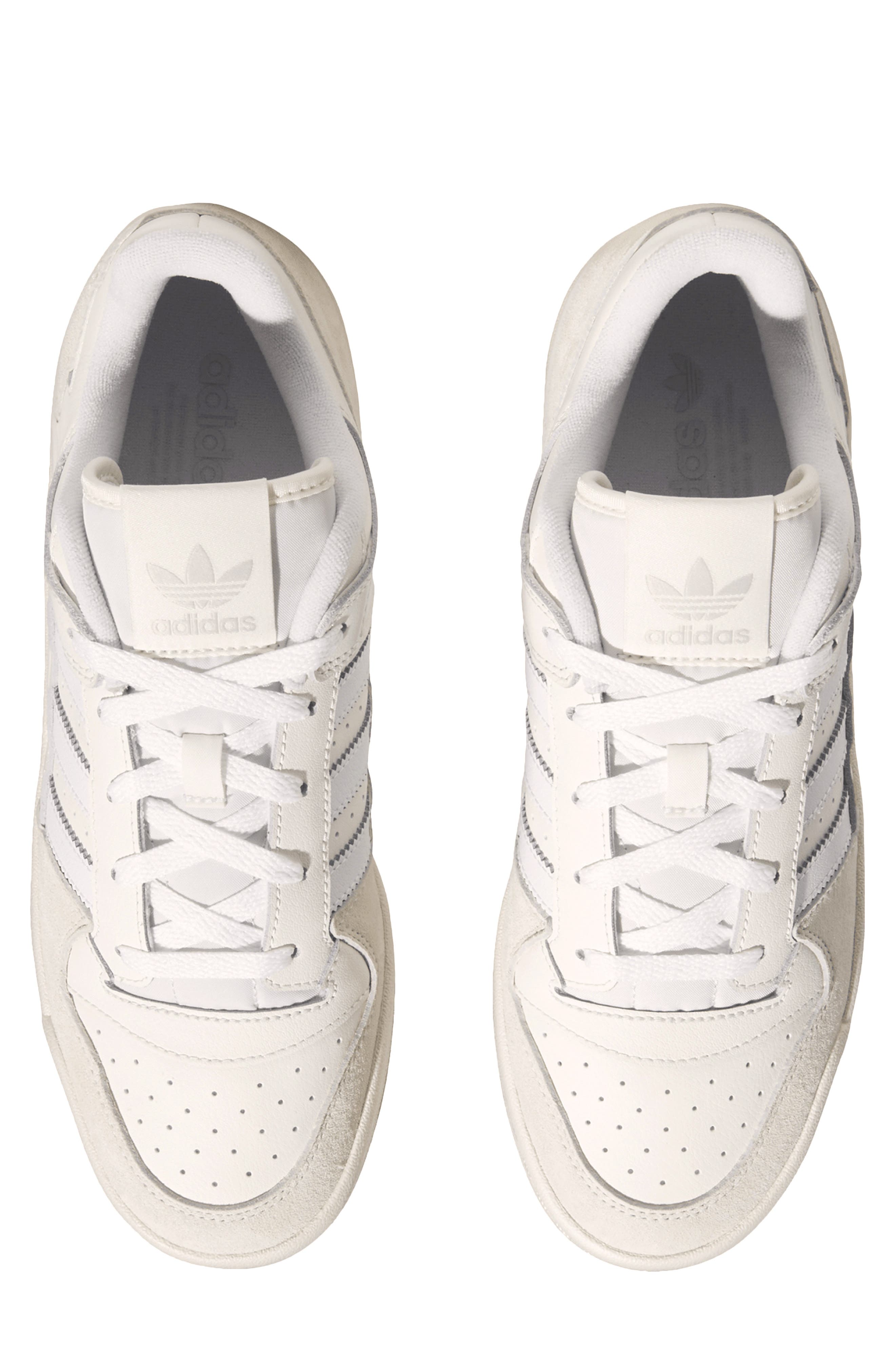 Forum Low Basketball Sneaker, Alternate, color, CHALK WHITE/ CRYSTAL WHITE