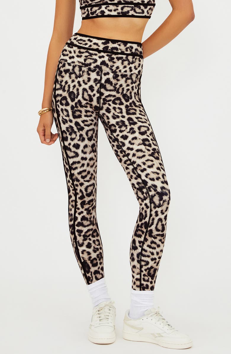 Beach Riot Solara Print Leggings, Main, color, Mystic Leopard