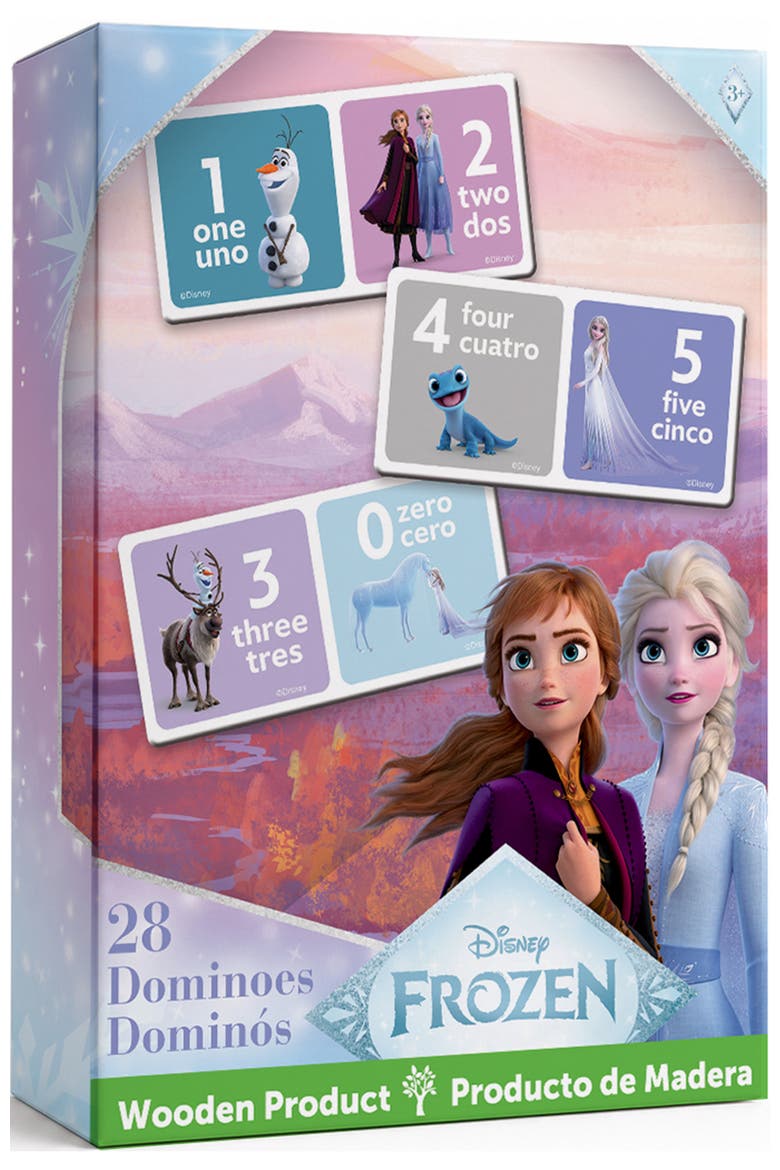 Disney - Frozen Wood Dominoes, Main, color, Multicolor