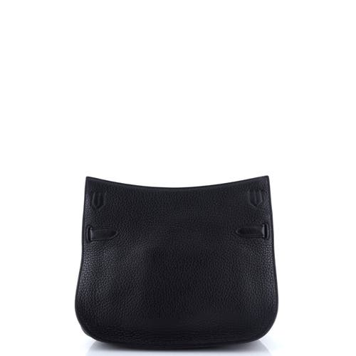 Pre-owned Hermes Hermes Jypsiere Bag Clemence 28 In Black