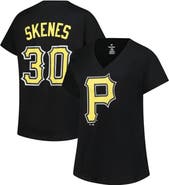 PROFILE Women's Profile Paul Skenes Black Pittsburgh Pirates Plus Size Name & Number V-Neck T-Shirt