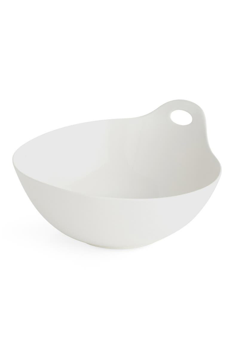 Portables Round Serving Bowl, Alternate, color, WHITE