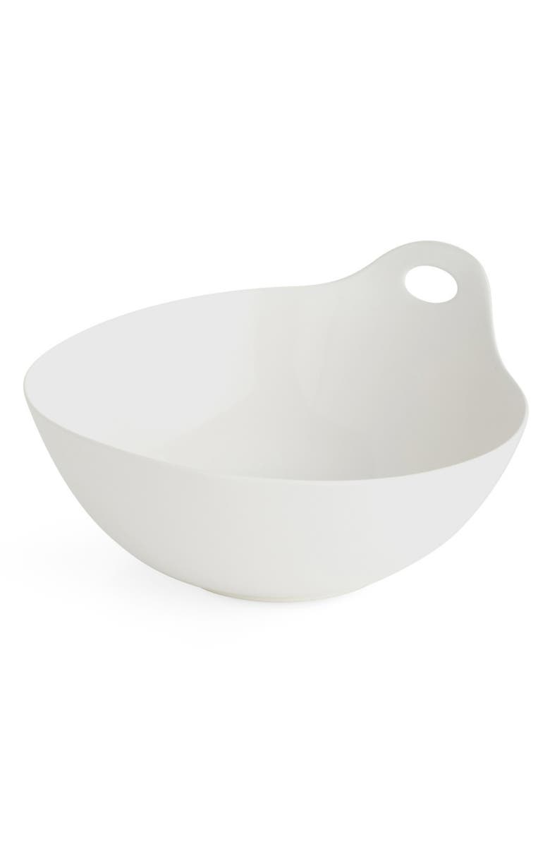 Nambé Portables Round Serving Bowl, Alternate, color, White