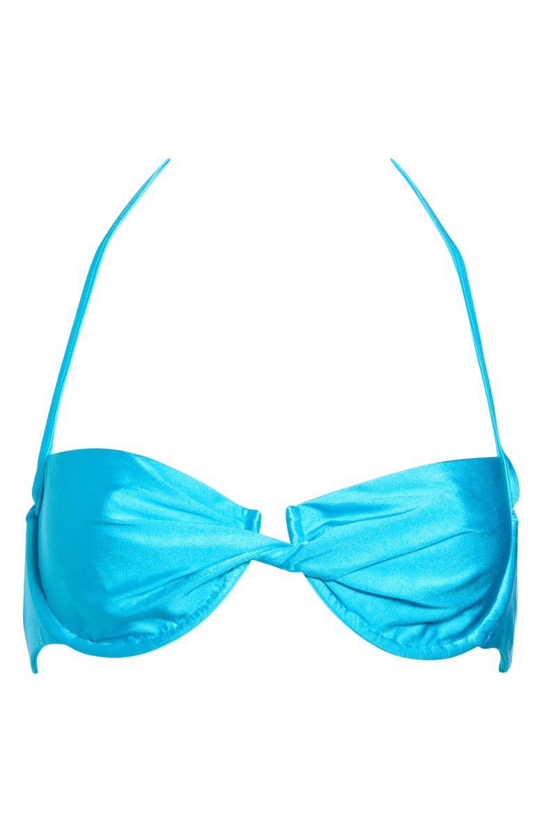 LSPACE Toni Underwire Bikini Top, Alternate, color, Cyan