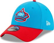 New Era Men's New Era Blue/Red Miami Marlins 2021 City Connect 39THIRTY Flex Hat