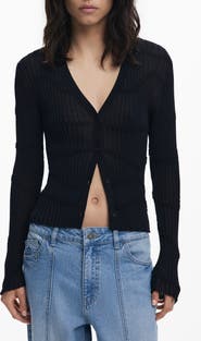 Desigual Thin Gauge V-Neck Cardigan