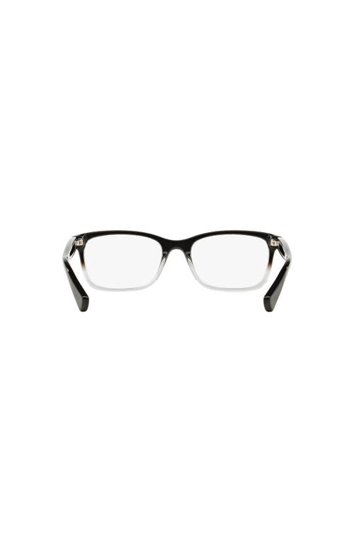 Ralph 53mm Square Optical Glasses In Black