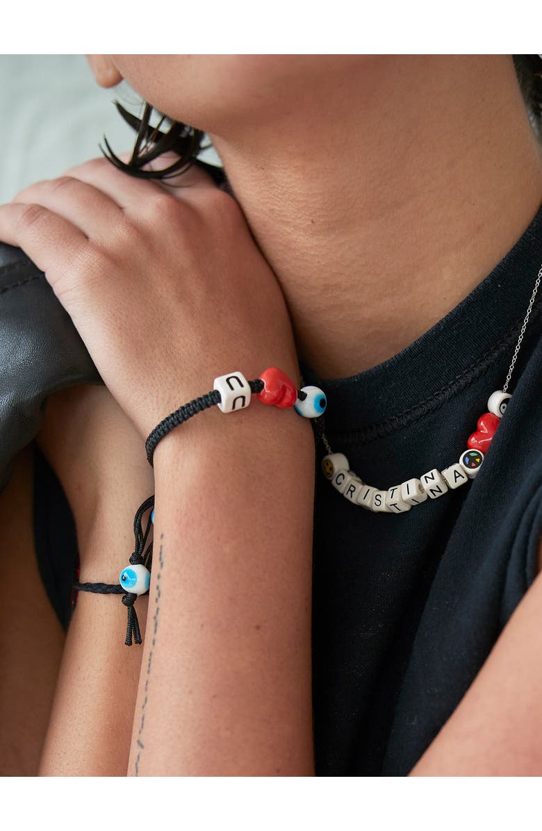 Venessa Arizaga Te Quiero Bracelet, Alternate, color, Black