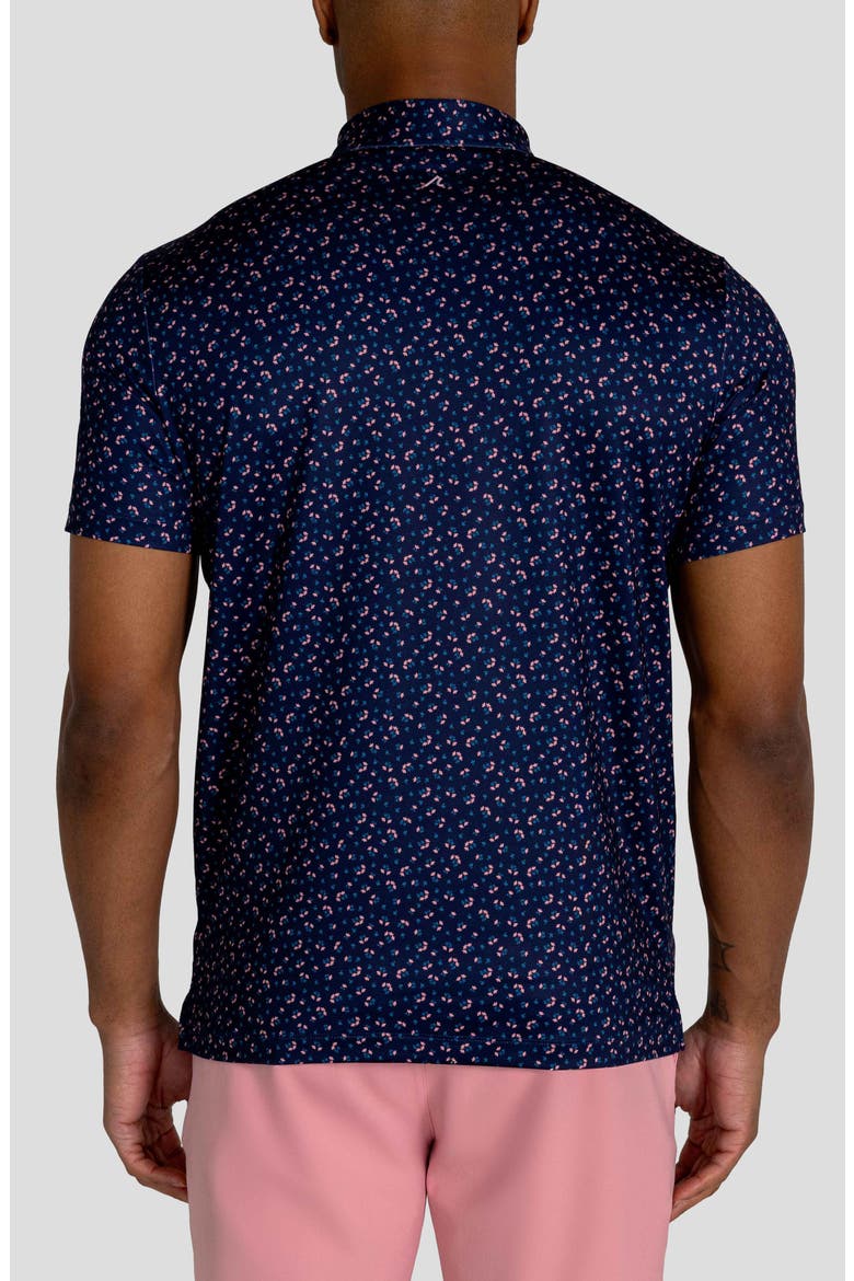 Hyndford Floral Polo, Alternate, color, MIDNIGHT NAVY