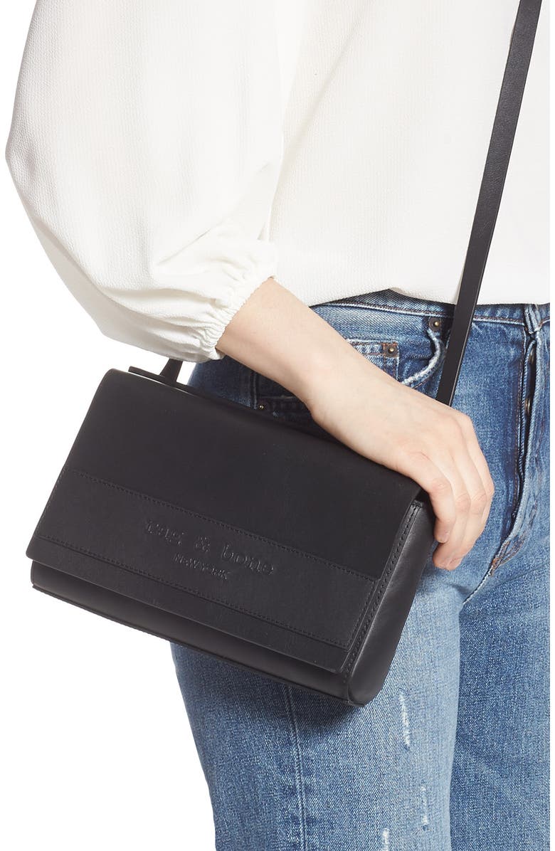 rag & bone Walker Leather Crossbody Bag, Alternate, color,