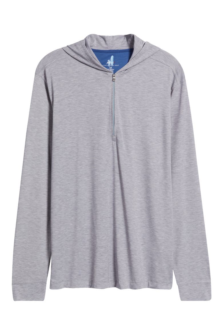 Welsey Performance Half Zip Hoodie, Alternate, color, SEAL