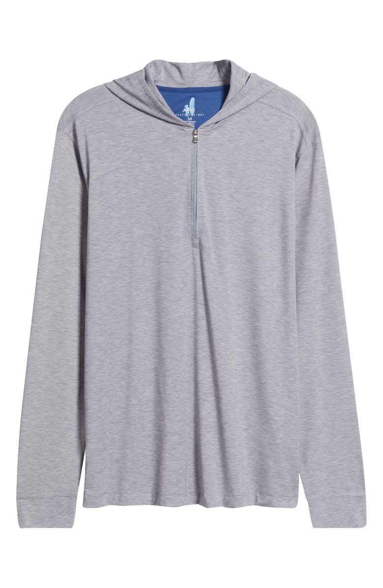 johnnie-O Welsey Performance Half Zip Hoodie, Alternate, color, Seal