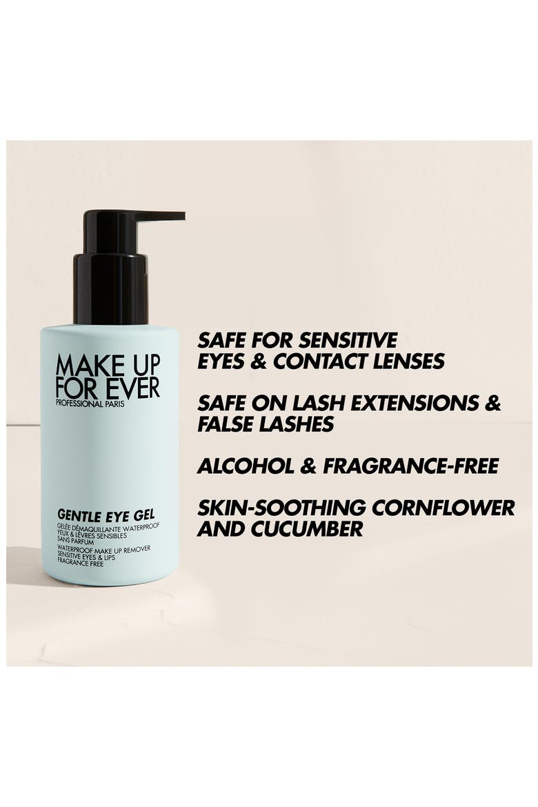 Gentle Eye Gel Waterproof Makeup Remover for Sensitive Eyes & Lips, Alternate, color, NO COLOR