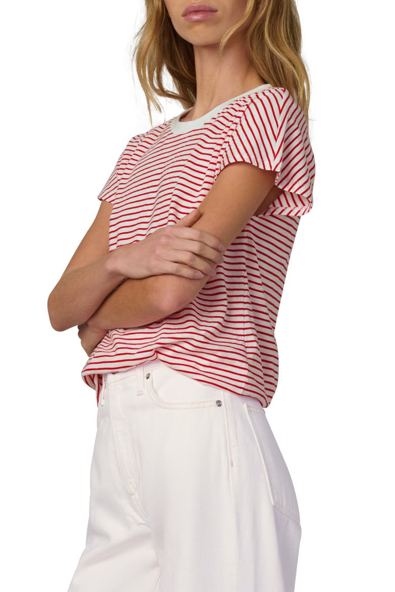 The Bubble T-Shirt, Alternate, color, CHERRY RED/ WHITE S