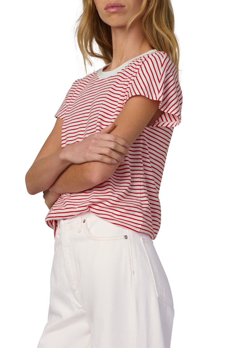 Joe's The Bubble T-Shirt, Alternate, color, Cherry Red/ White S