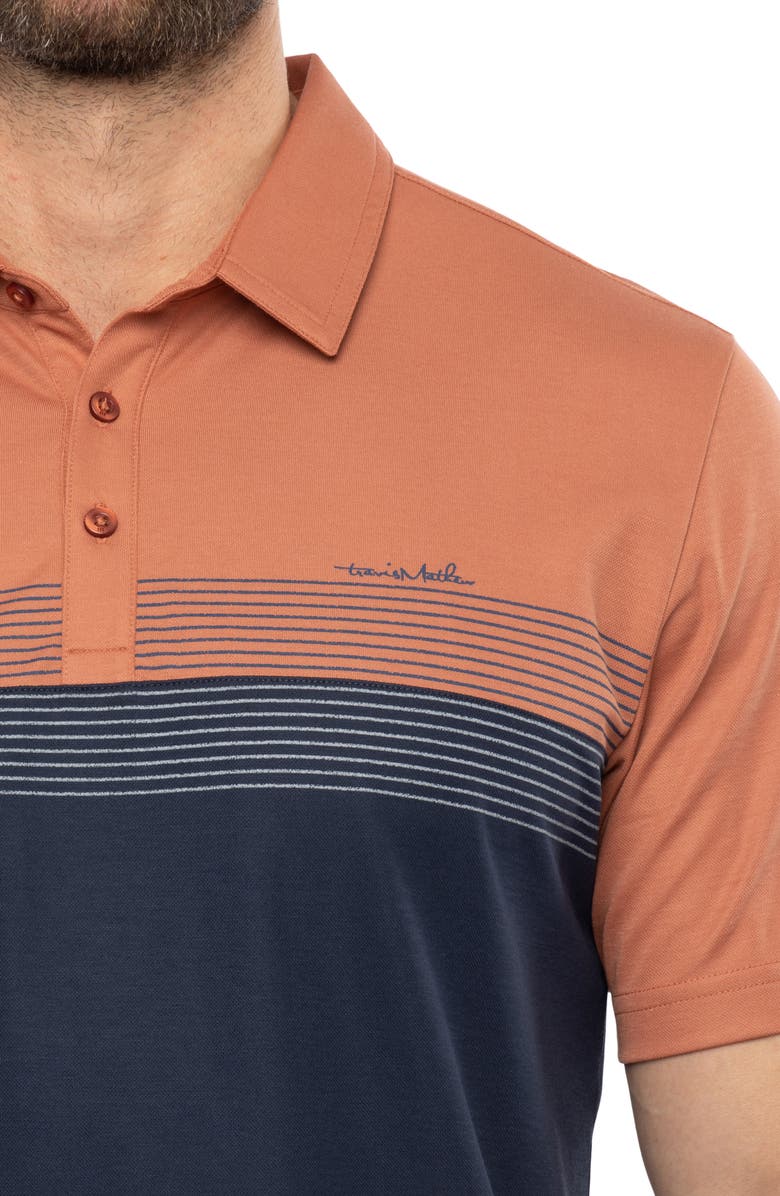 TravisMathew Guest Services Polo, Alternate, color, Copper