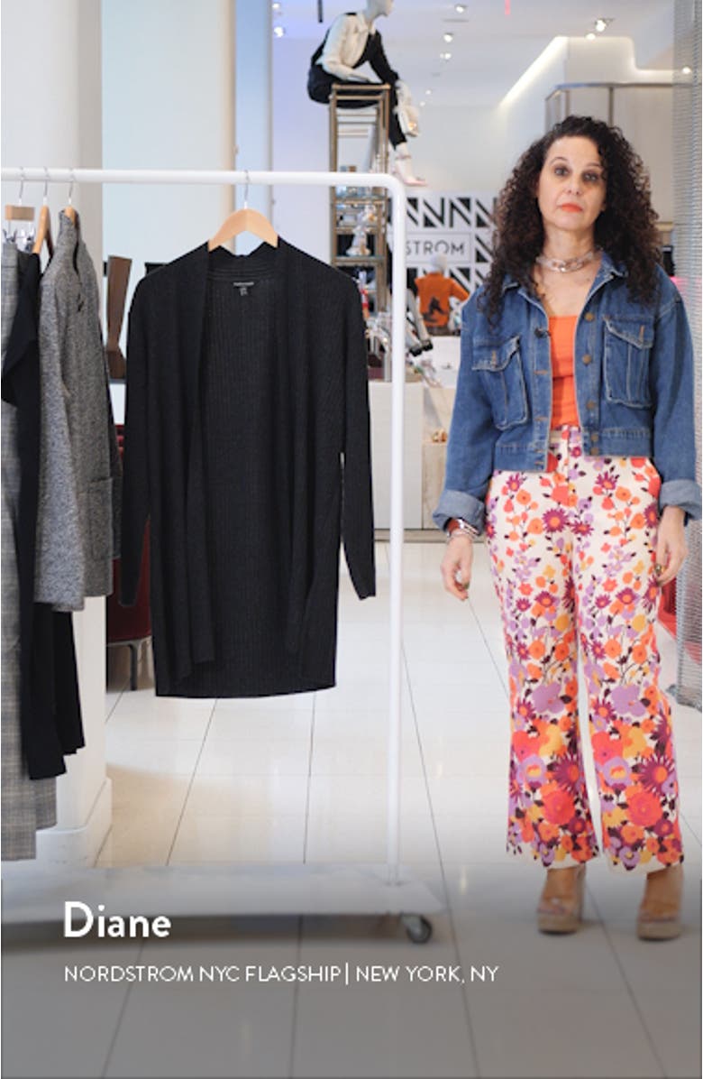 Organic Cotton Blend Longline Cardigan, sales video thumbnail
