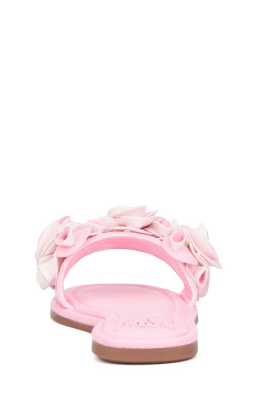 Olivia Miller Kids' Flower Slide Sandal In Pink