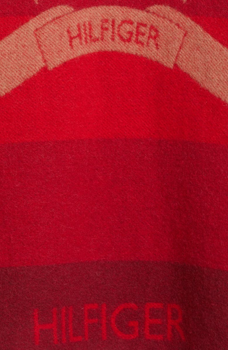 Hilfiger Collection Crest Wool Blend Blanket Coat, Alternate, color,