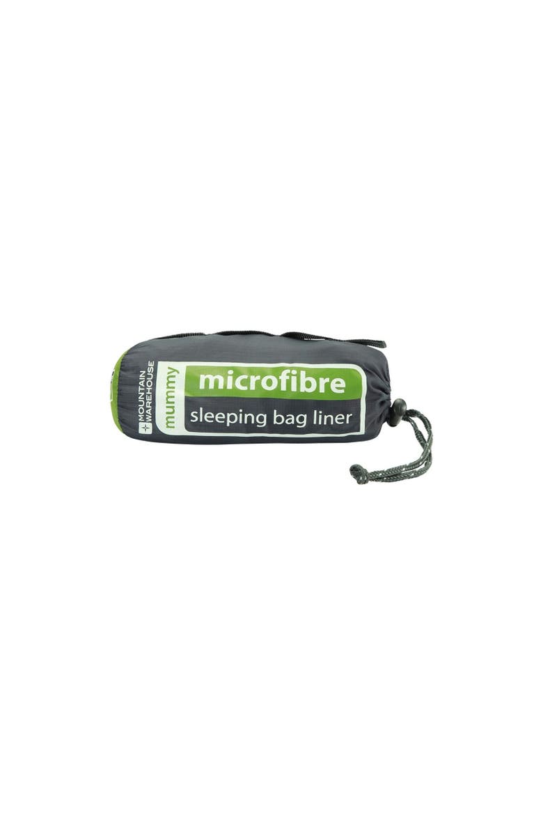 Microfiber Mummy Sleeping Bag Liner, Alternate, color, Gray