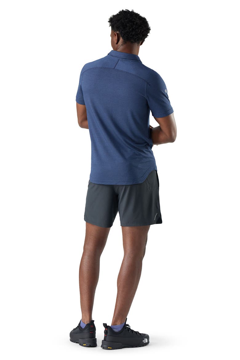 Active Mesh Performance Polo, Alternate, color, NIGHTFALL DEEP NAVY