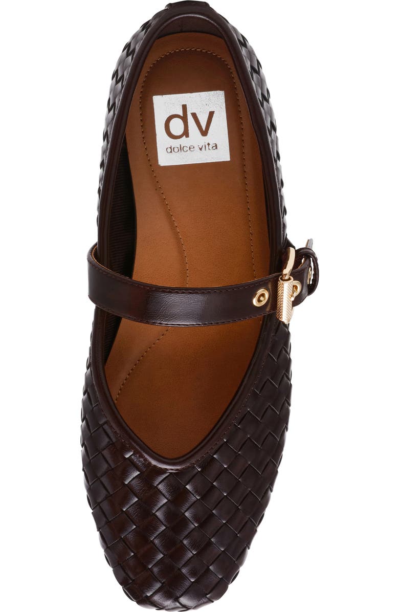 DV by Dolce Vita Mulaney Mary Jane Flat, Alternate, color, Brown Woven