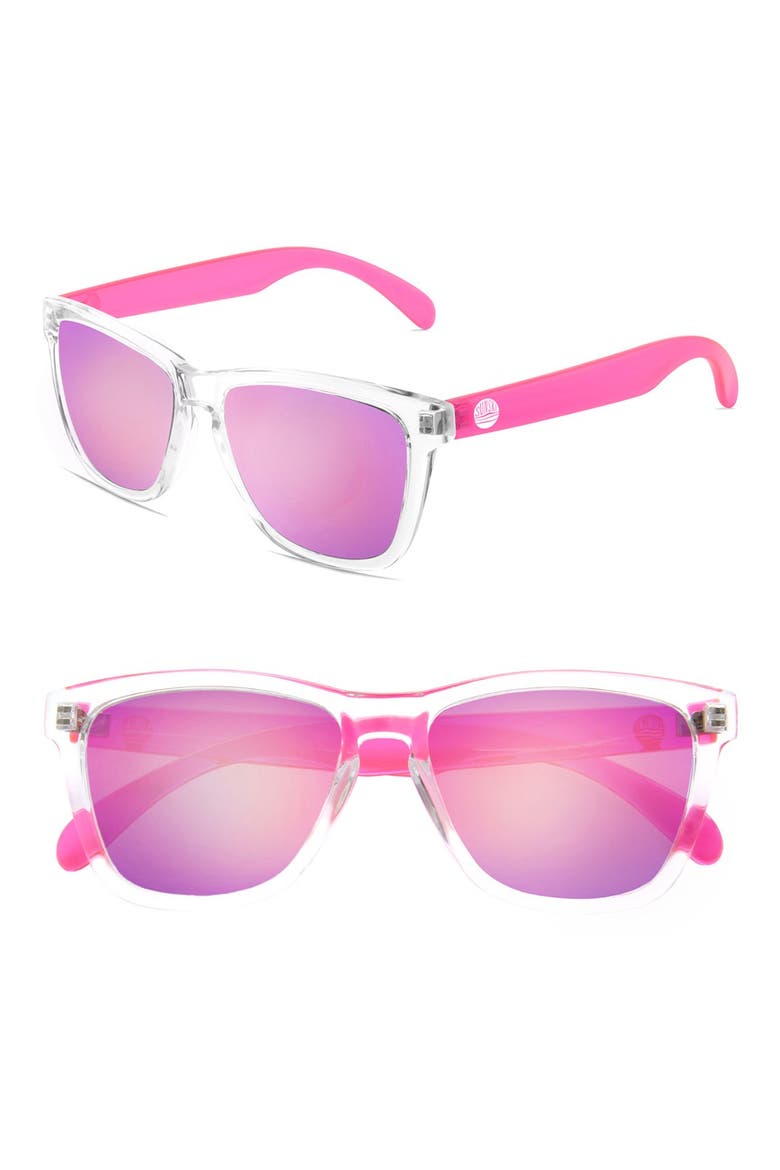 'Originals' 53mm Retro Polarized Sunglasses, Main, color, PINK