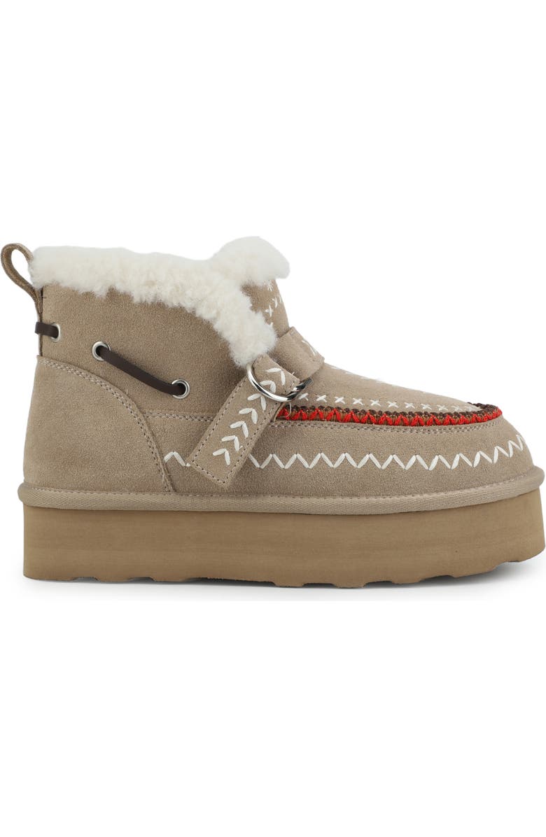 Vintage Havana Grand Faux Fur Lined Bootie, Alternate, color, Taupe Suede