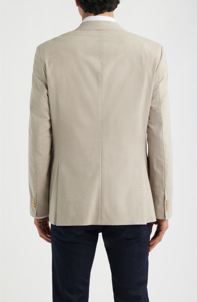 BOSS Huston Virgin Wool Blend Sportcoat, Alternate, color, Open Beige