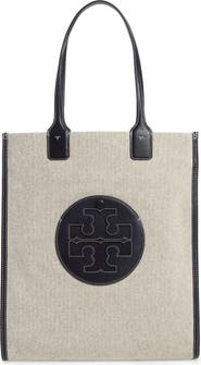 Tory Burch Ella N/S Tall Canvas Tote