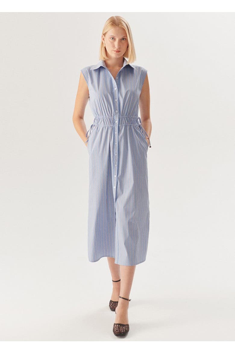 Trinity Midi Dress, Main, color, Blue