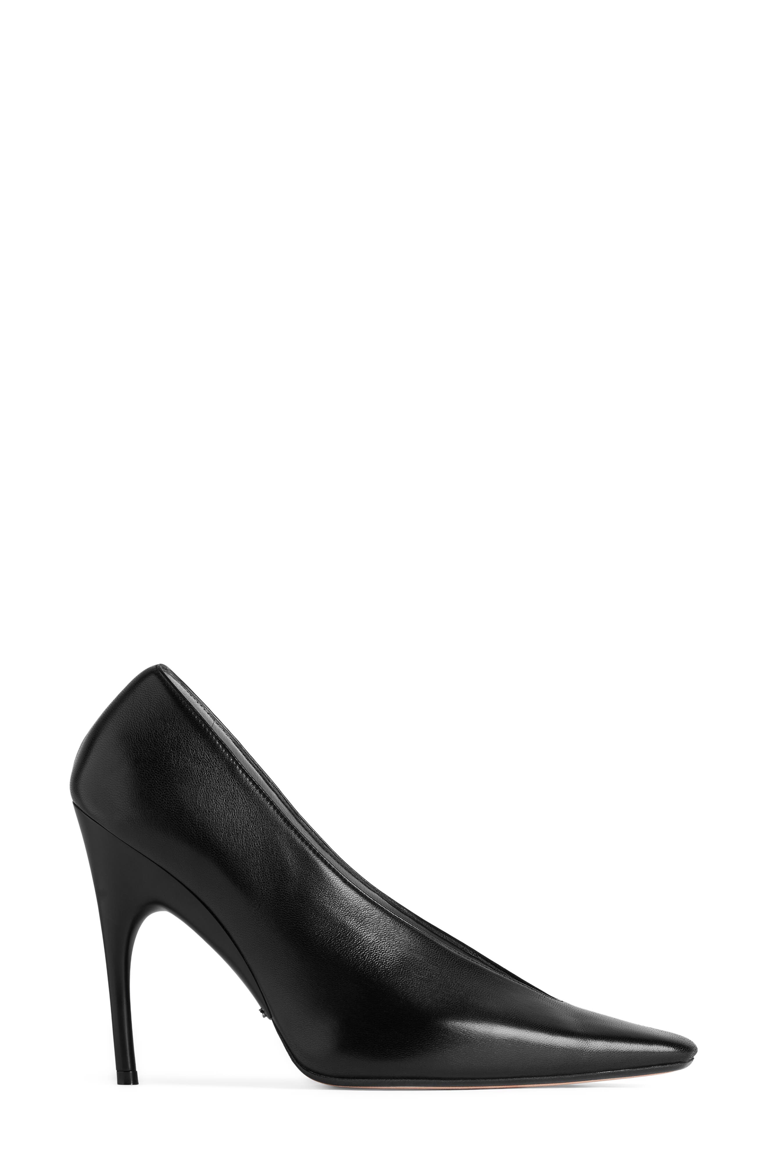 Balenciaga Duchesse Pointed Toe Pump, Main, color, Black