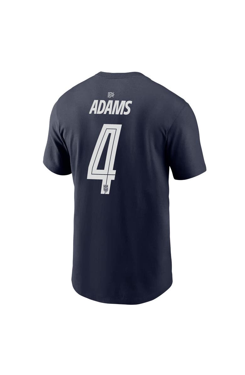 Nike Men's Nike Tyler Adams Navy USMNT Away Name & Number T-Shirt, Alternate, color, Navy
