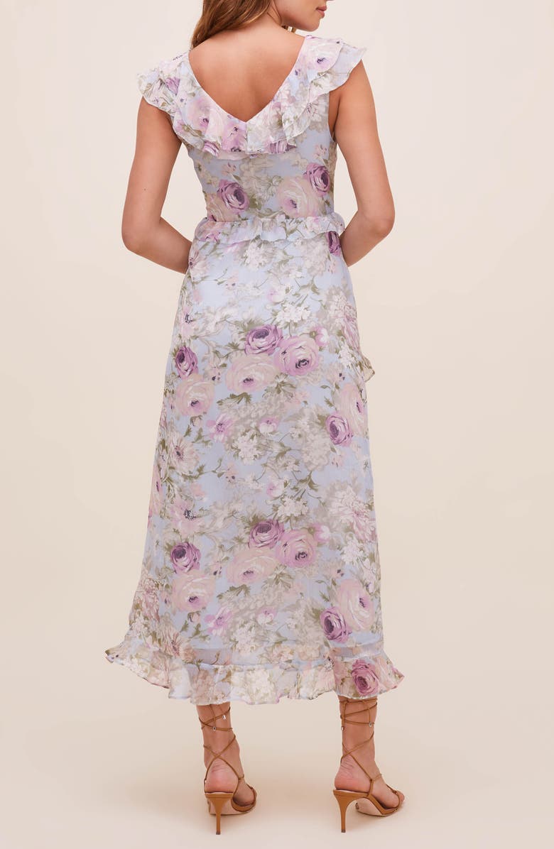 ASTR the Label Tempest Floral Midi Dress, Alternate, color, 
