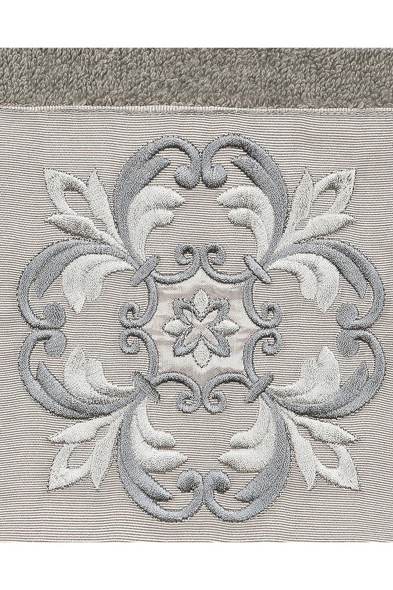 Alyssa Embellished Hand Towel - Dark Gray, Alternate, color, DARK GRAY