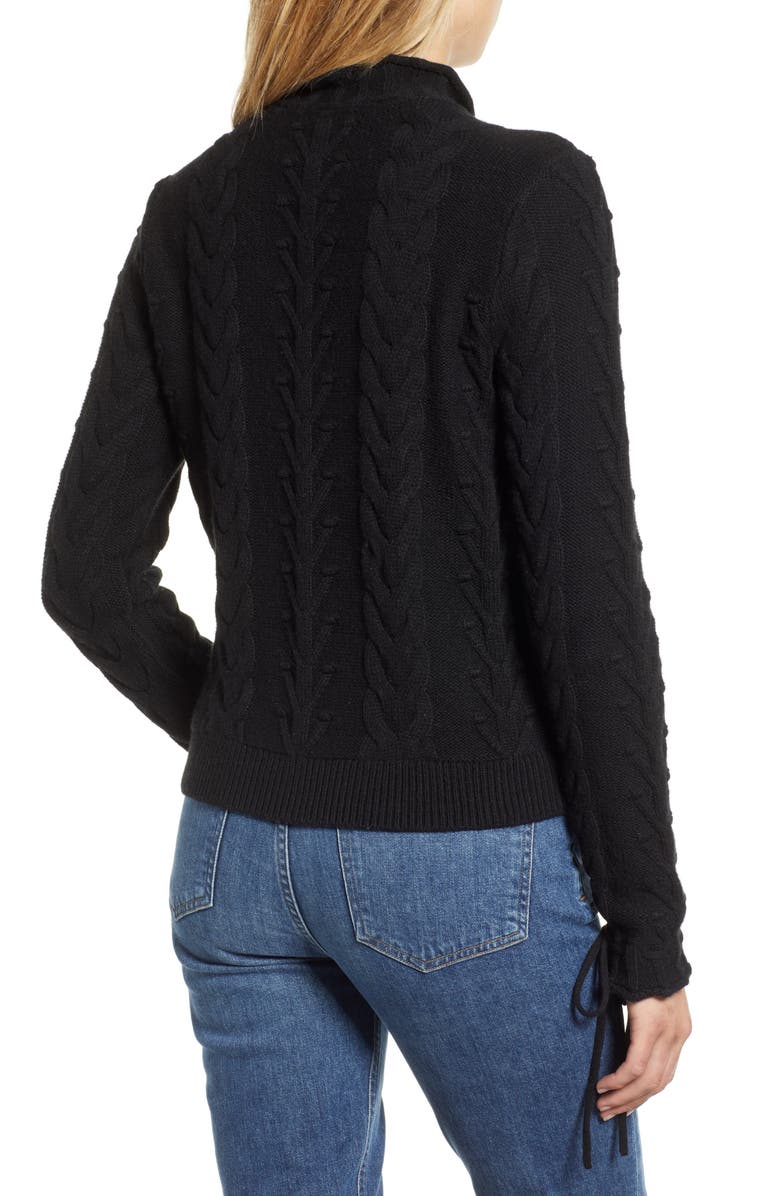 1901 Cotton Wool Blend Cable Sweater, Alternate, color, 