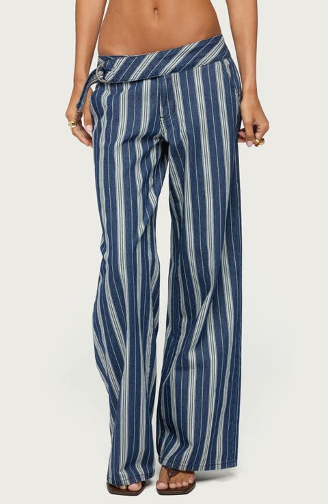 Low Rise Wide Leg Jeans