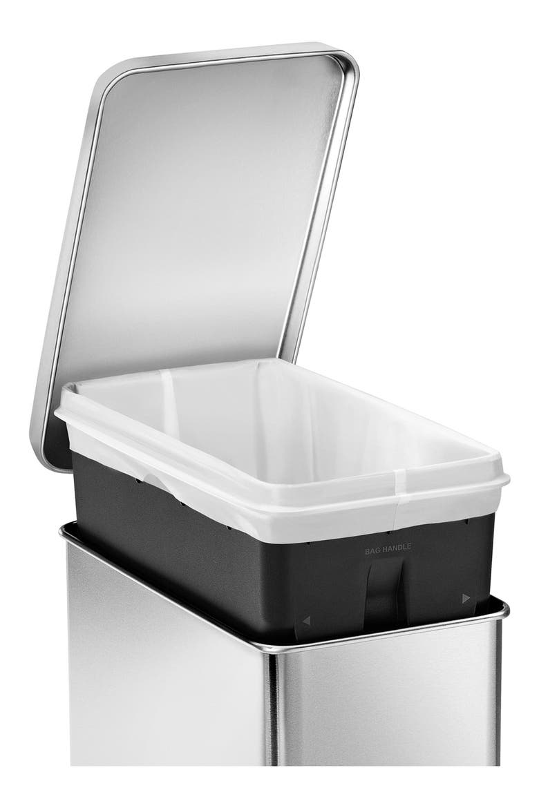 10L profile step can, Alternate, color, BRUSHED
